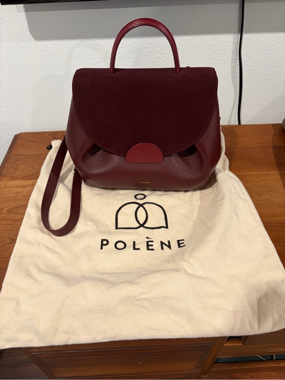 Polene Numero Un in burgundy